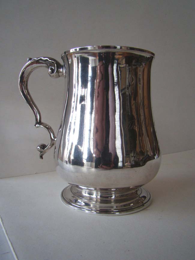 The MOSES BROWN Silver Communion Cup given in 1823 to the First Church of Christ in Brownville, Maine. — image 4